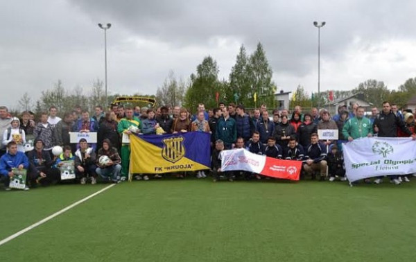 "Kruoja" prisijungė prie "Special Olympics" Europos futbolo savaitės