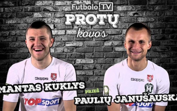 Futbolo.TV protų kovos: M.Kuklys vs P.Janušauskas