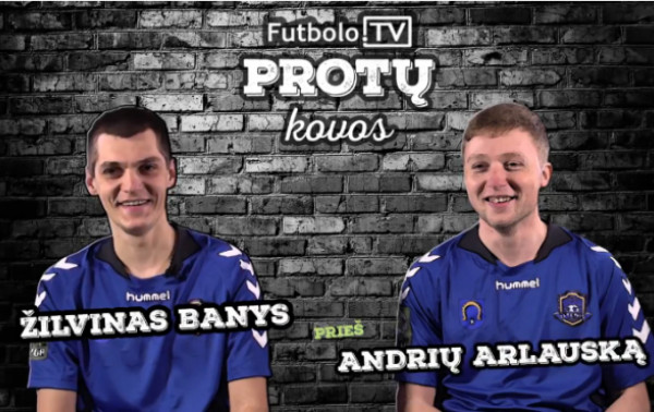 Futbolo.TV protų kovos: Ž.Banys vs A.Arlauskas