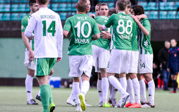 "Žalgiris" jau pirmoje LFF taurės pusfinalio dvikovoje įgijo solidžią persvarą 