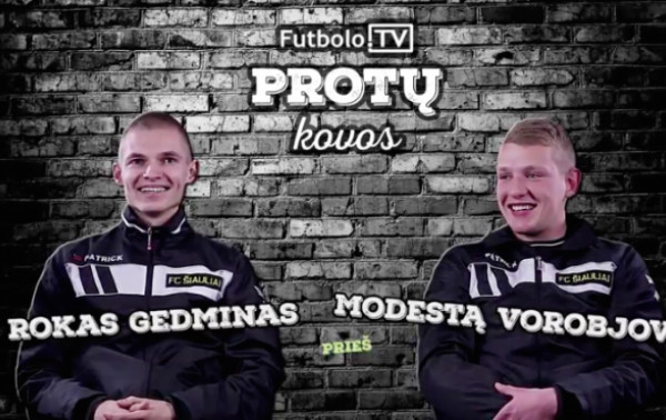Futbolo.TV protų kovos: R.Gedminas vs. M.Vorobjovas