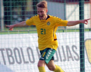 D.Šėgždos įvarčio nepakako Lietuvos U21 rinktinei pergalei pasiekti