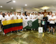 Kazachstane žalgiriečiai iškėlė Lietuvos vėliavą