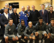 Portugalijos prezidentas susitiko su Stumbro“ futbolo klubo atstovais