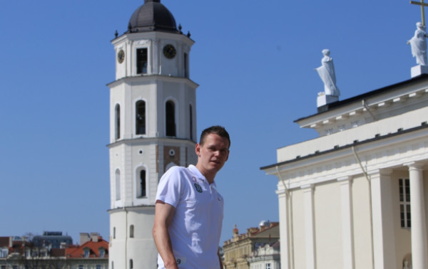 „Žalgirio“ slovakas žavisi Vilniaus parkais ir bažnyčiomis