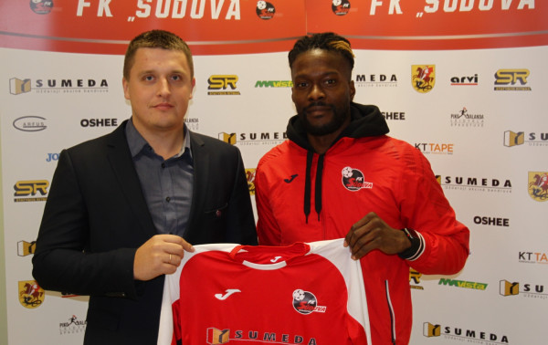 Prieš kelionę į Lietuvą „Sūduvos“ naujokas bendravo su J. Valančiūnu